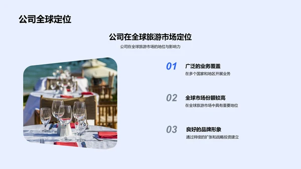 旅游业半年度报告PPT模板