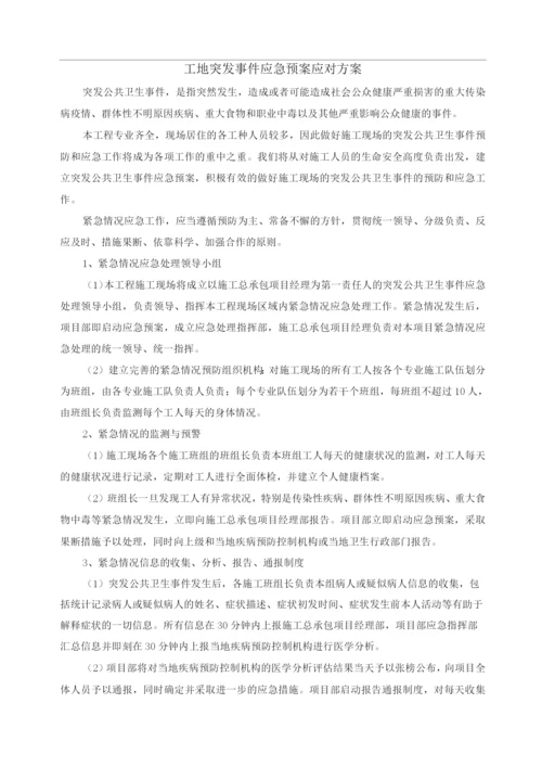 工地突发事件应急预案应对方案.docx