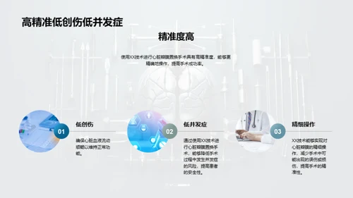 科技风生物医疗学术答辩PPT模板