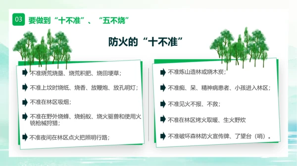 森林大火防范于未然ppt模板