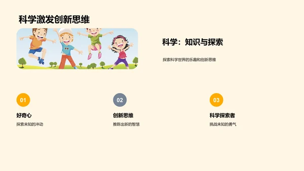 科学项目学习报告PPT模板