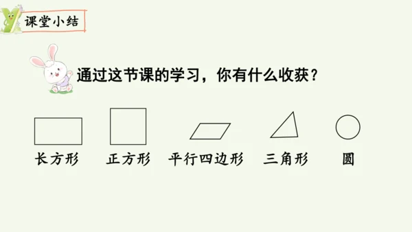 1.1  认识平面图形（课件）(共15张PPT)2024-2025学年人教版一年级数学下册