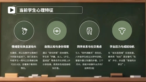 绿色卡通学生心理辅导教育会PPT