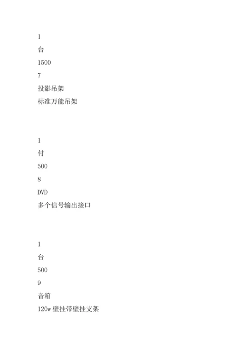 多媒体教室建设专业方案.docx