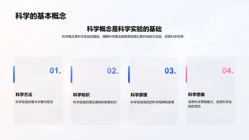 科学实验解析讲座PPT模板