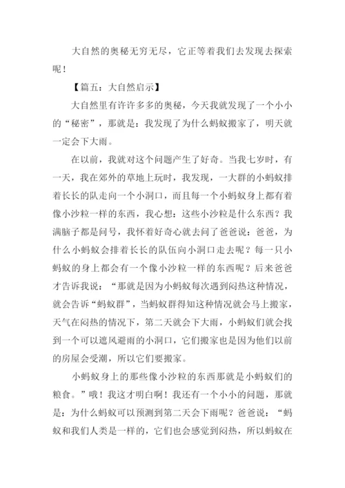 有关大自然启示的作文-1.docx