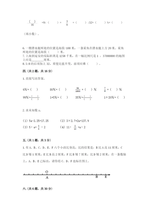 浙教版数学小升初模拟试卷（预热题）.docx