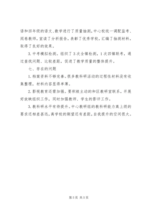 学校XX年教科研工作目标考核自查报告.docx