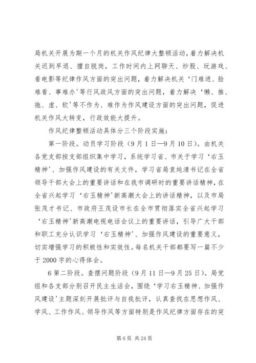 学习“右玉精神”,加强机关作风建设实施意见.docx