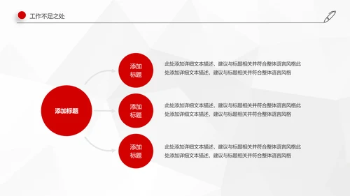 红色简约2019年工作总结计划述职报告PPT
