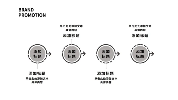 黑白商务风品牌推广营销方案PPT模板