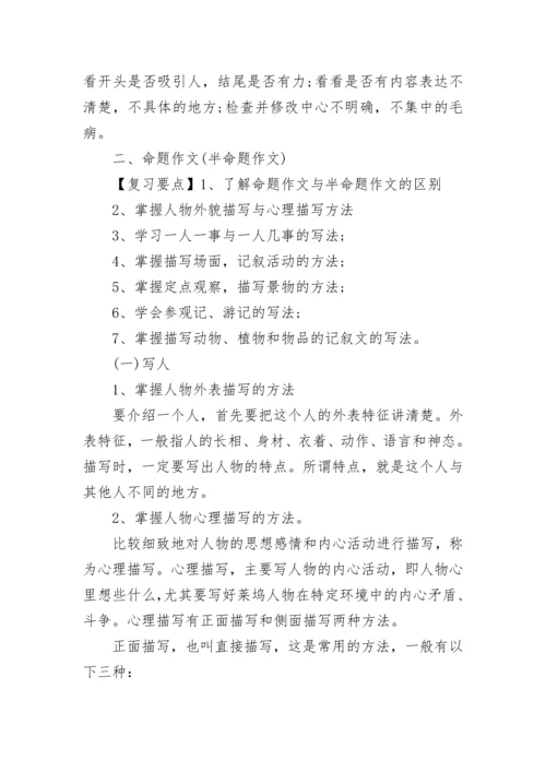 1-6年级语文知识点大全.docx