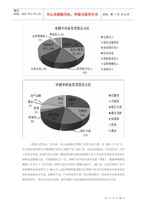 我国商业银行的盈利模式转型论文.docx