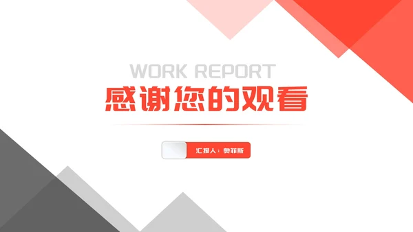 简约风商务几何年度工作汇总报告PPT模板