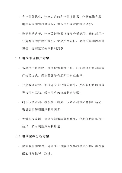 电商求职策划书