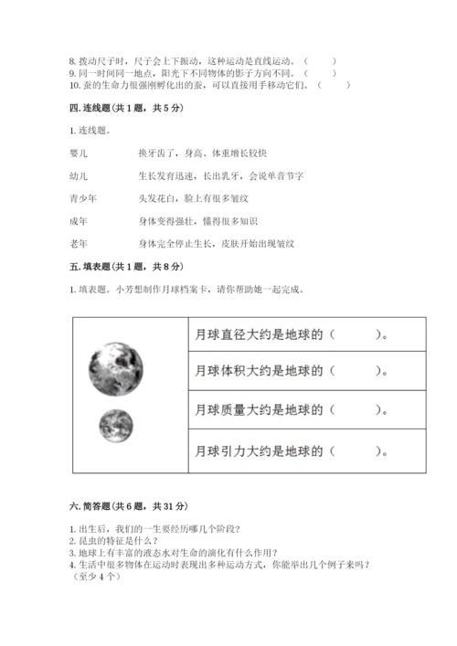 教科版小学科学三年级下册 期末测试卷附参考答案ab卷.docx