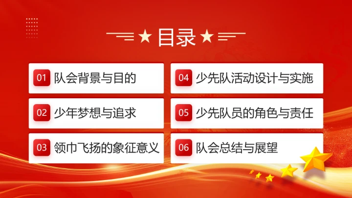 庆祝中国少年先锋队建队76周年系列活动队会展示