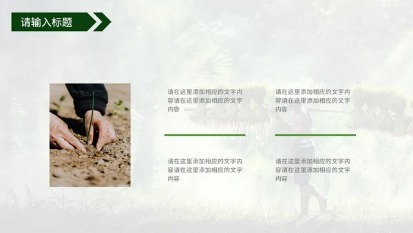 青年在家乡建设中的使命工作汇报PPT模板