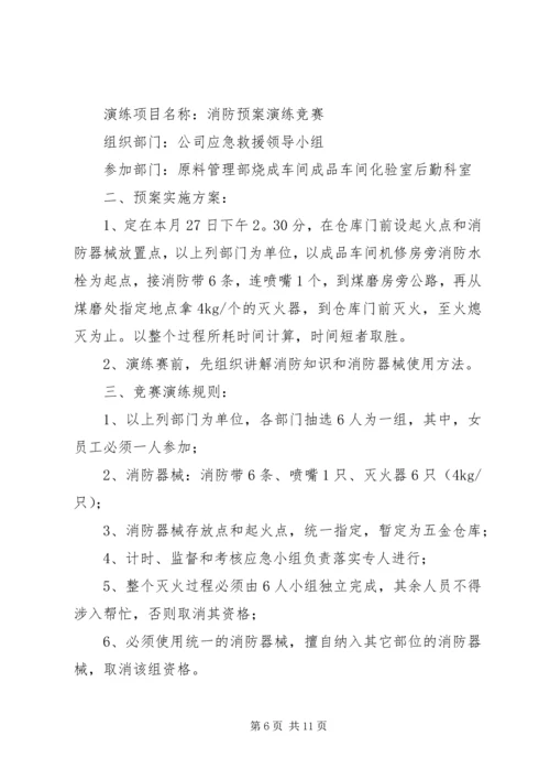 应急预案演练计划和实施方案 (2).docx
