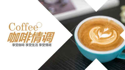 高端咖啡商业计划书市场营销品牌宣传PPT模板