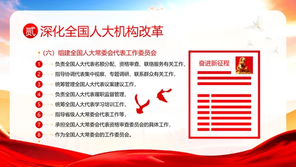 党和国家机构改革方案学习解读PPT课件两会
