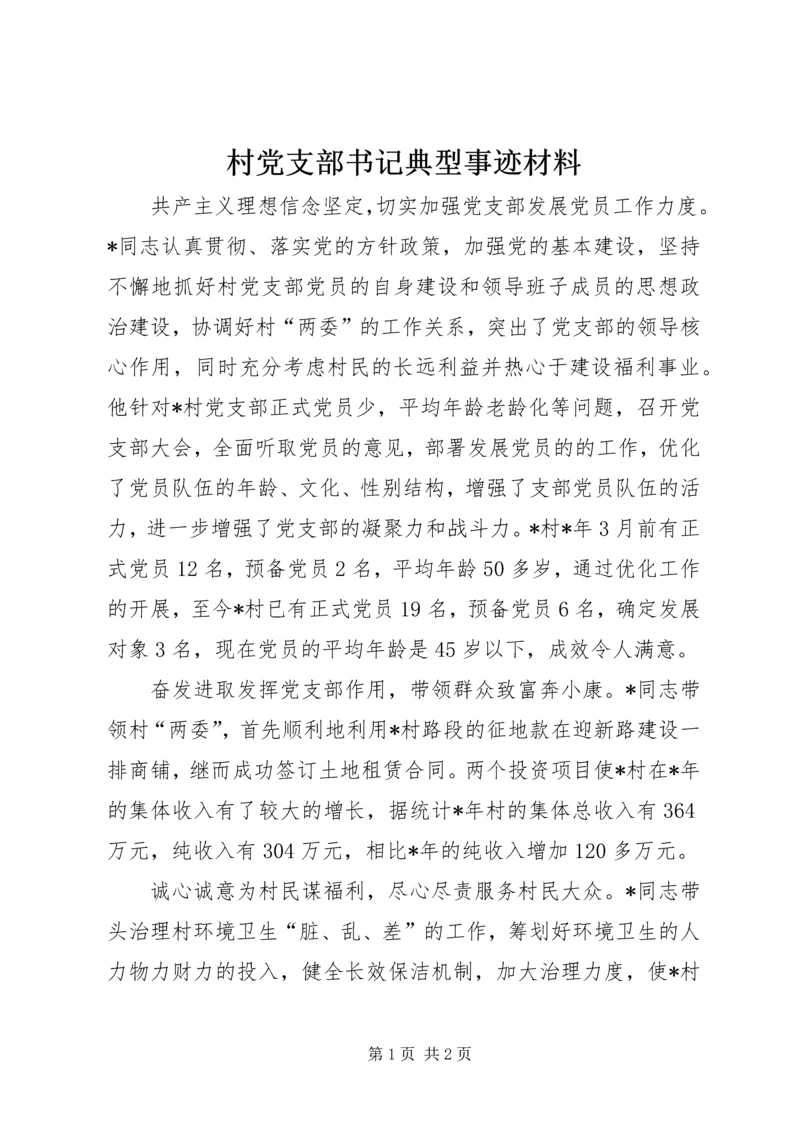 村党支部书记典型事迹材料.docx