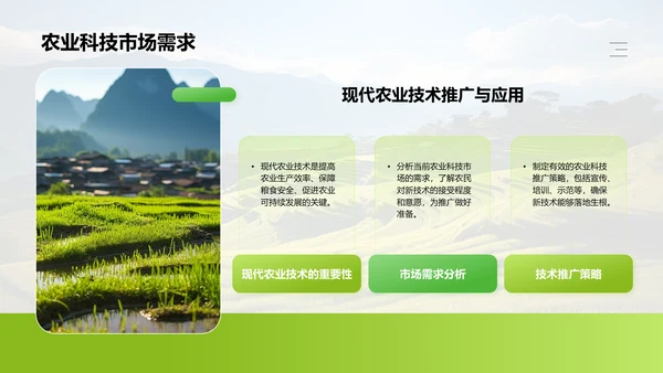 绿色商务风乡村振兴战略PPT模板