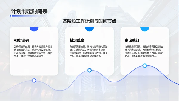 蓝色商务风行政部门工作计划与执行方案PPT模板