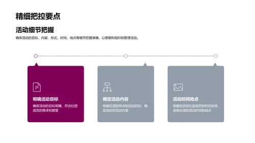 社团年度活动规划会议PPT模板