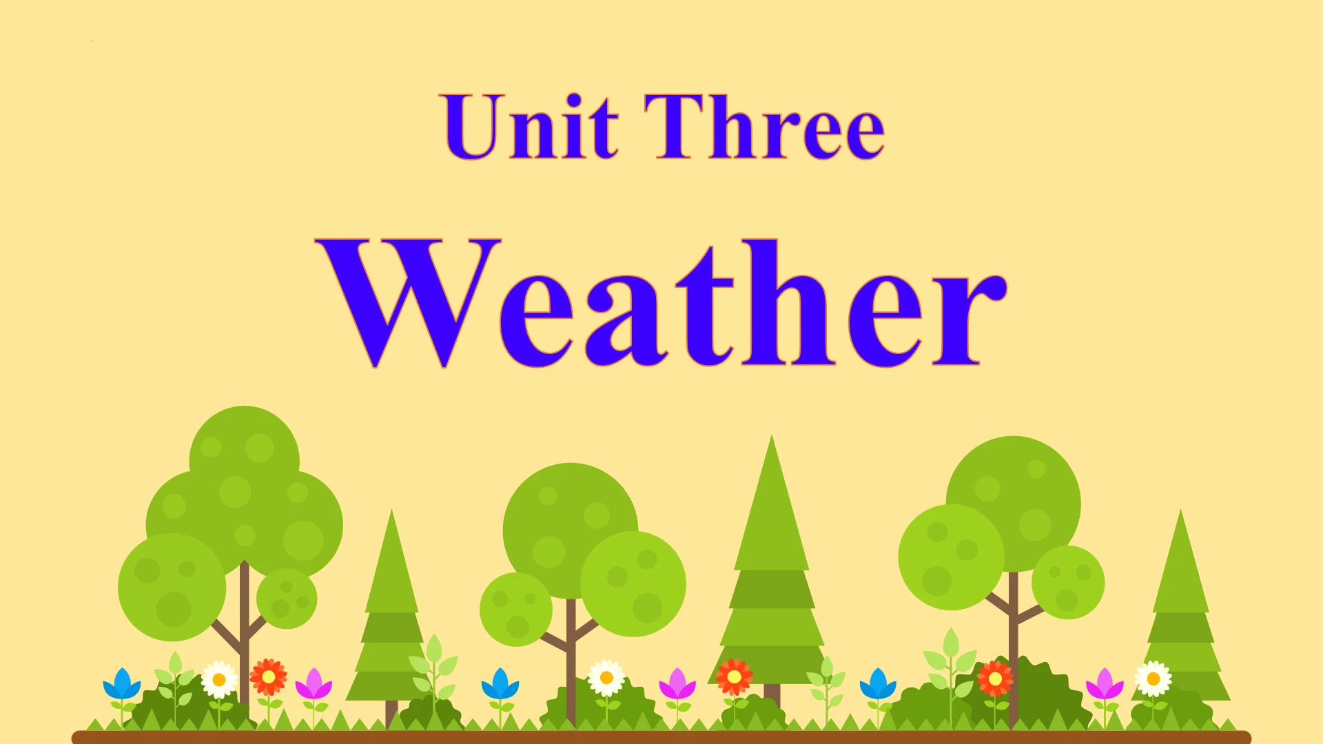 Unit3 Weather 课件(共55张PPT)