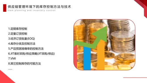 物料计划与库存控制PPT模板