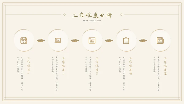 中国风通用工作总结汇报模板