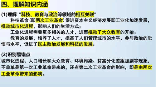 九下第二单元 第二次工业革命和近代科学文化  单元复习课件