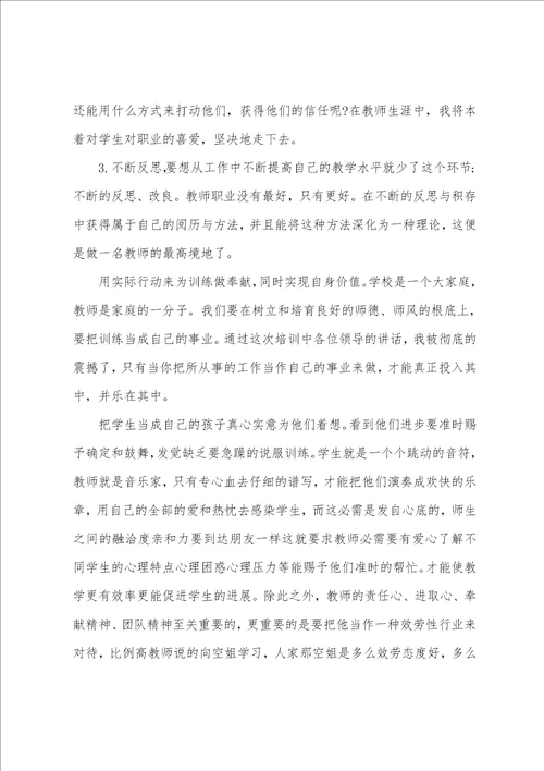 高校教师岗前培训心得体会6篇