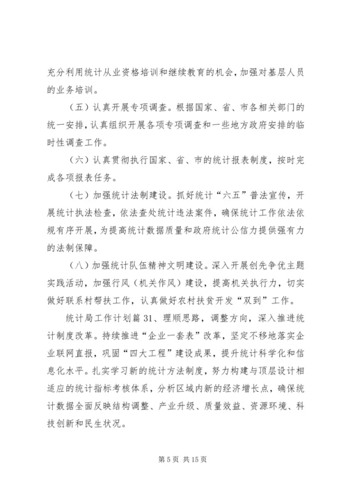统计局工作计划 (8).docx