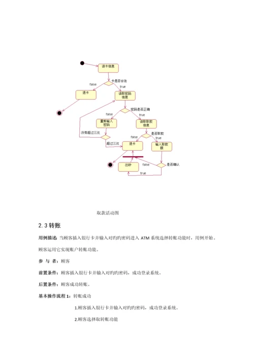 ATM自动取款机设计专项说明书.docx