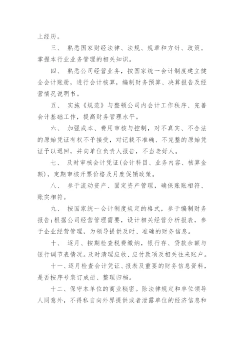 分管财务副总经理岗位职责.docx