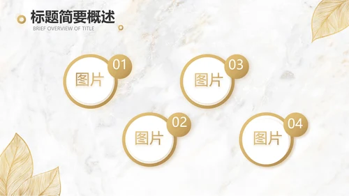 金色高档瓷砖大理石宣传介绍动态PPT