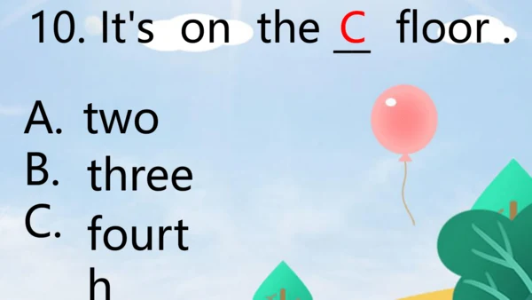 Unit3 Weather PartB Let’s learn & Let’s play 课件（共5