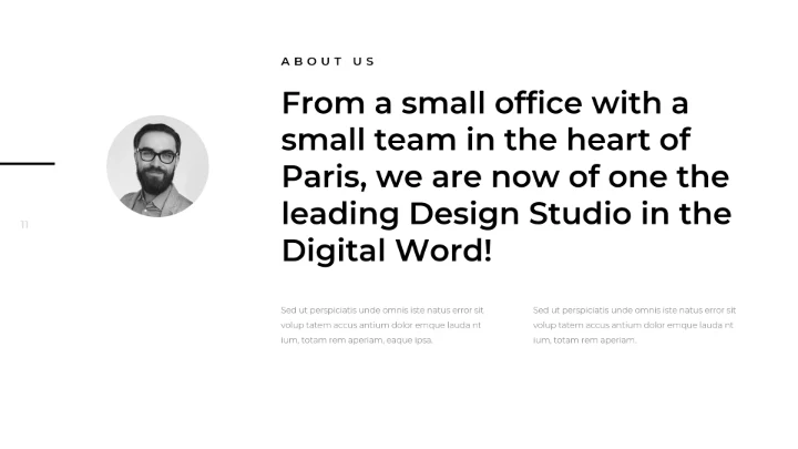 创意黑白调极简主义公司简介动态PPT模板