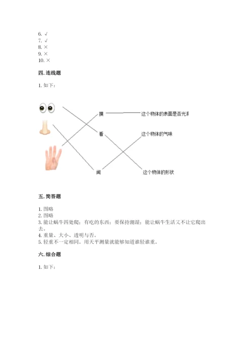 教科版一年级下册科学期末测试卷（典型题）.docx