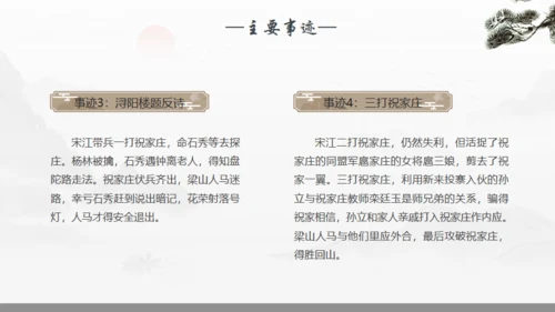 《水浒传》宋江人物解析通用PPT模板