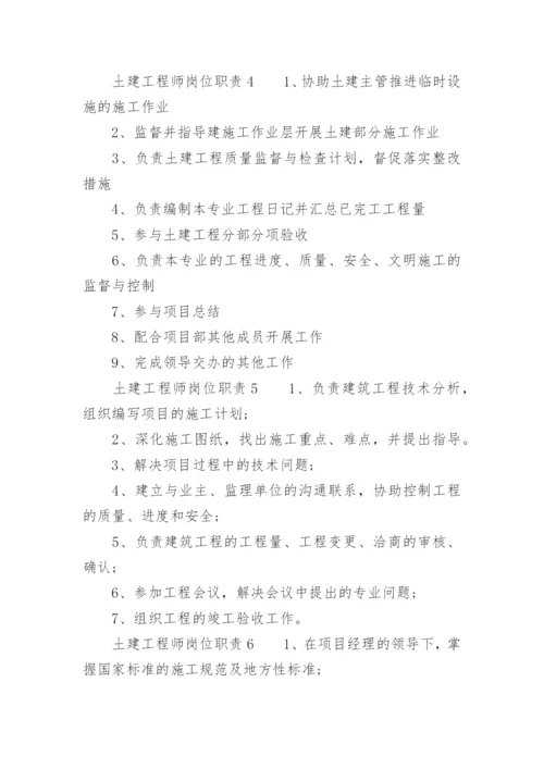 土建工程师岗位职责.docx