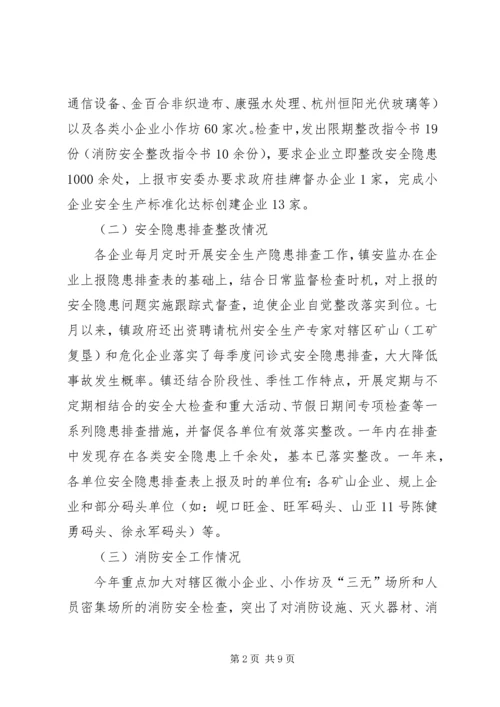 乡镇安全生产的年终工作总结.docx