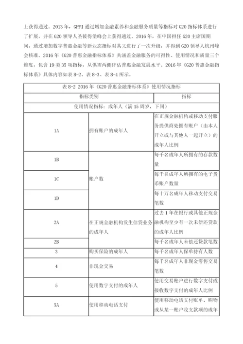 中国普惠金融的政策体系.docx