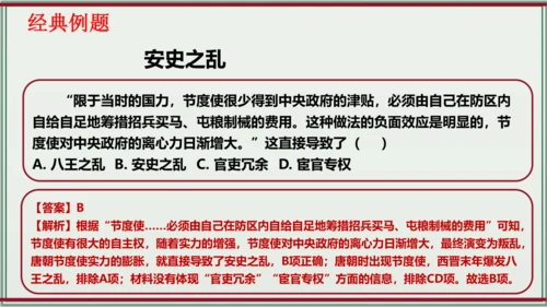 第一单元 隋唐时期：繁荣与开放的时代 单元复习 历史七年级下册 课件