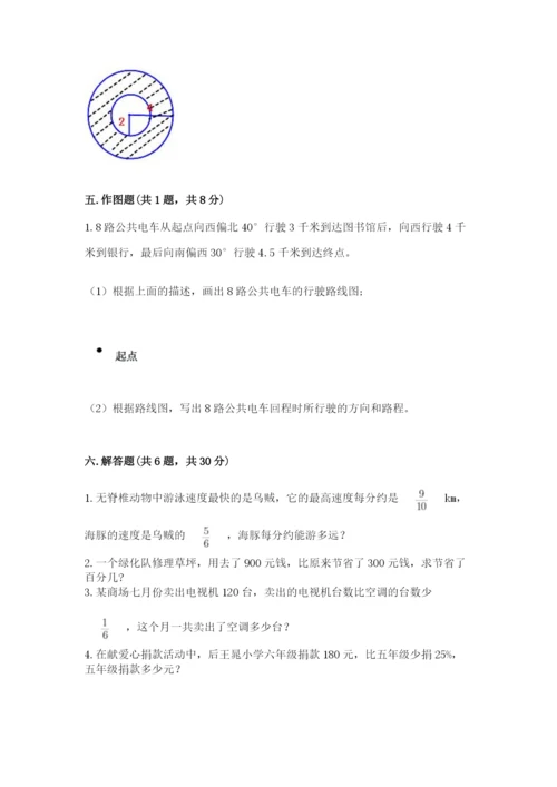 人教版六年级上册数学期末测试卷精品【名师推荐】.docx