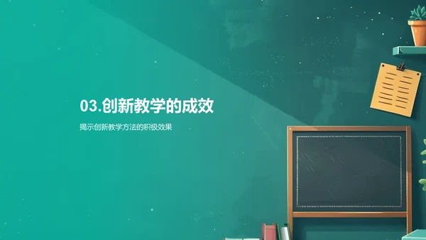 创新教学实践报告PPT模板