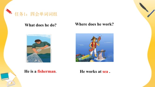 Unit 5 What does he do 复习课件（词组+句型+语法+语音+写作指导）