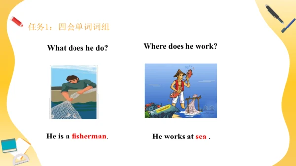 Unit 5 What does he do 复习课件（词组+句型+语法+语音+写作指导）